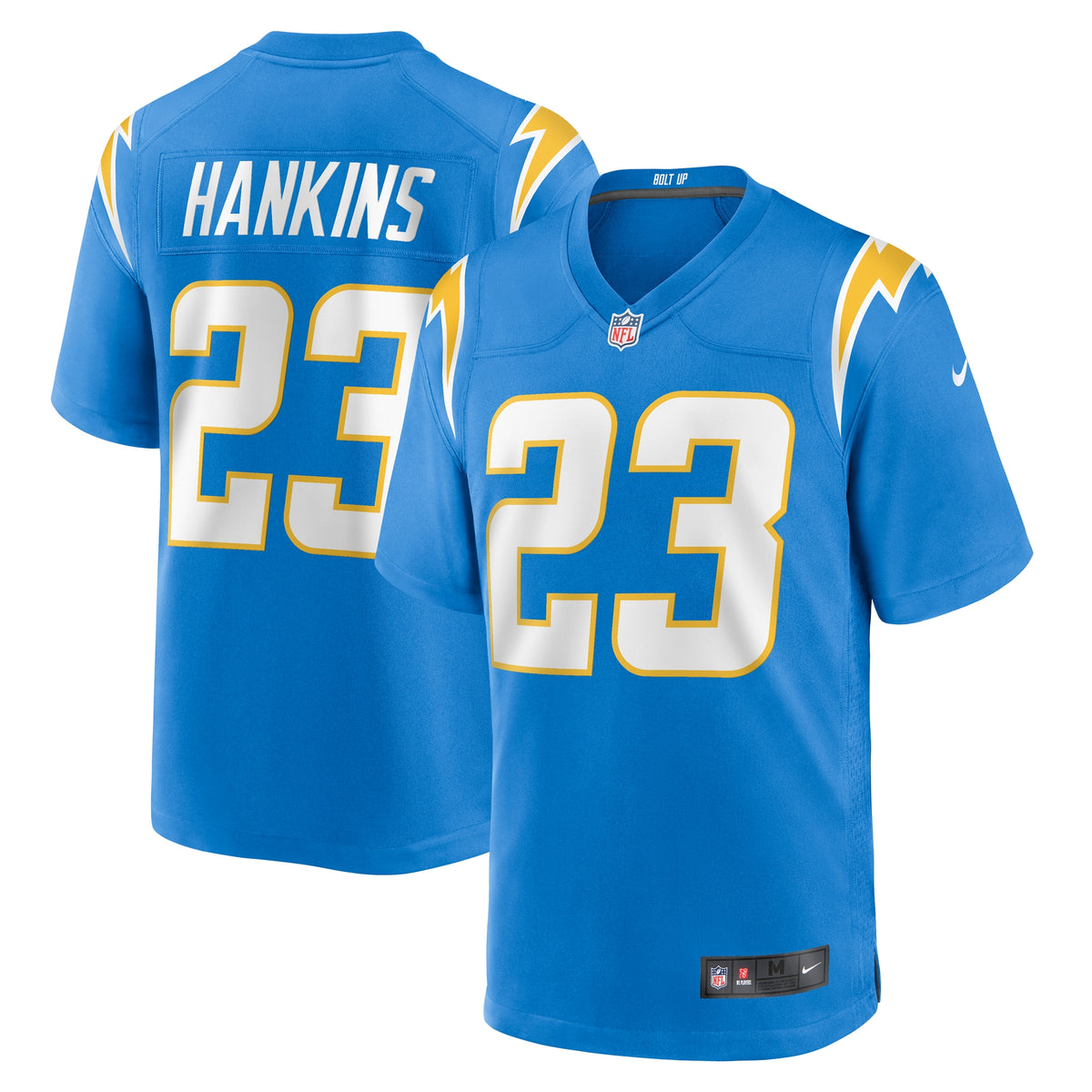 Matt Hankins Los Angeles Chargers Nike Team Game Jersey Powder Blue