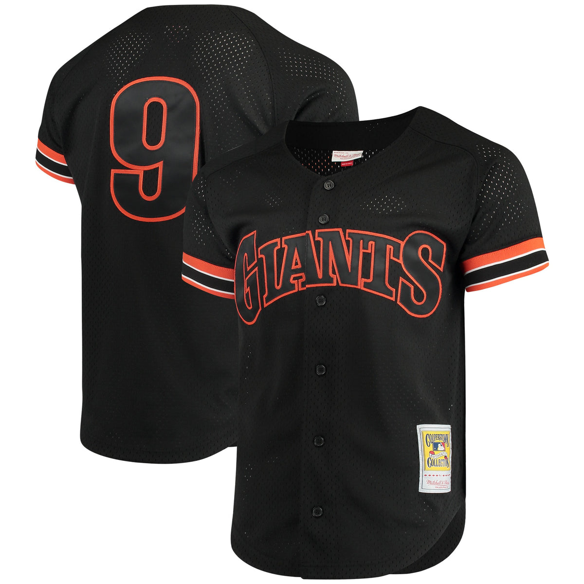 Matt Williams San Francisco Giants Mitchell Ness Cooperstown Collection Mesh Batting Practice Button-Up Jersey Black