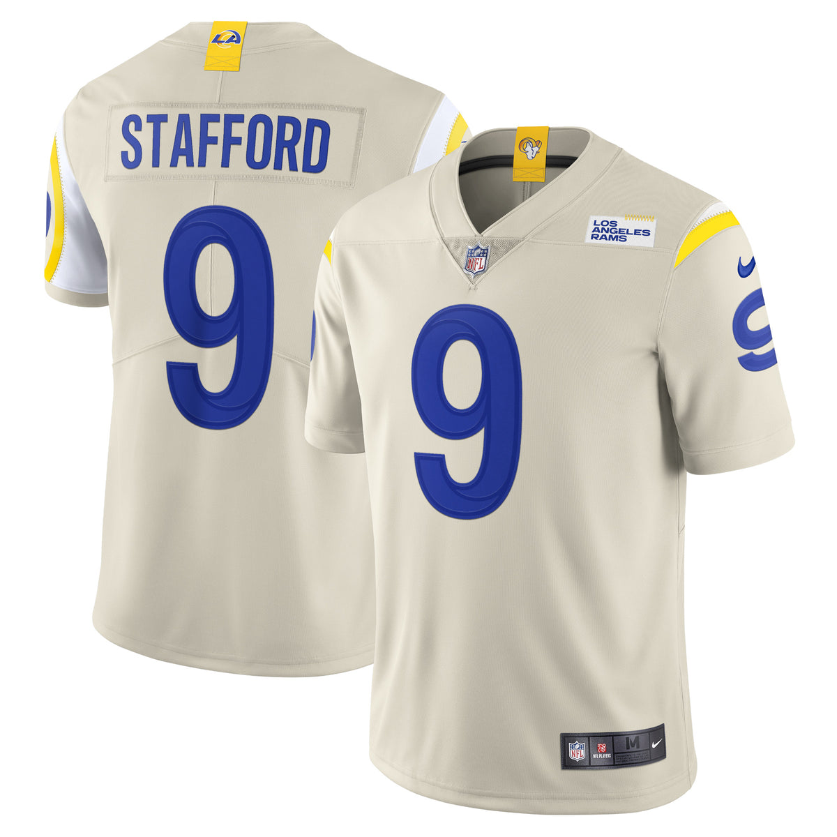 Matthew Stafford Los Angeles Rams Nike Vapor Limited Jersey Bone