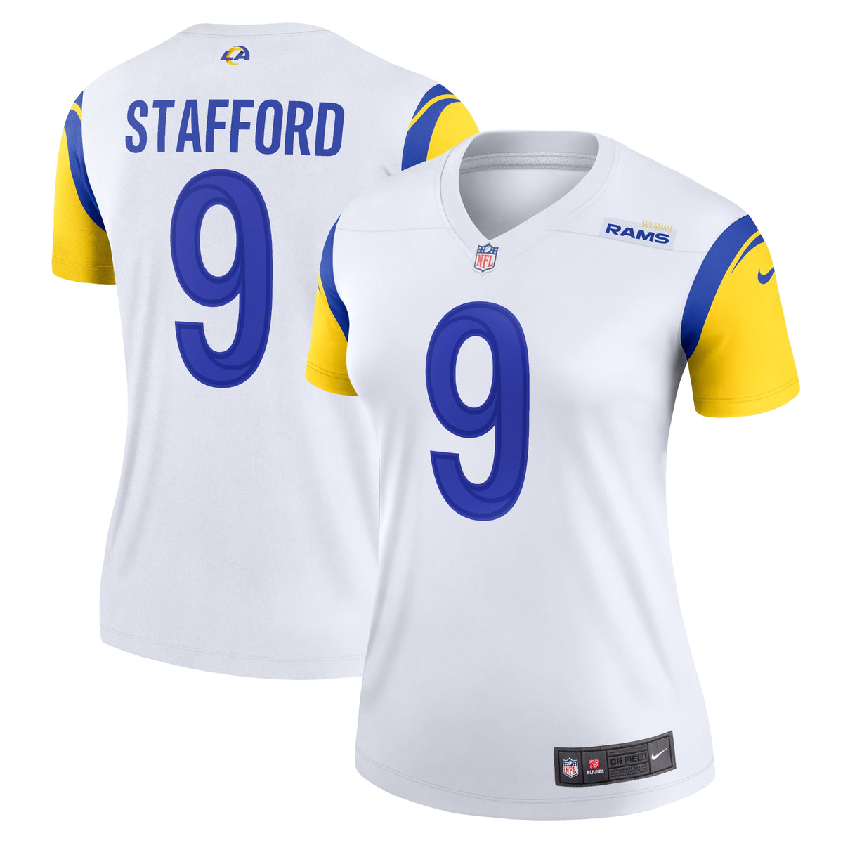 Matthew Stafford Los Angeles Rams Nike Women's Legend Jersey White