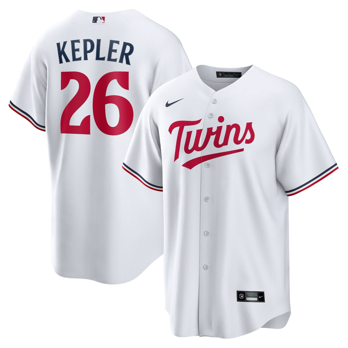 Max Kepler Minnesota Twins Nike Home Replica Player Logo Jersey White