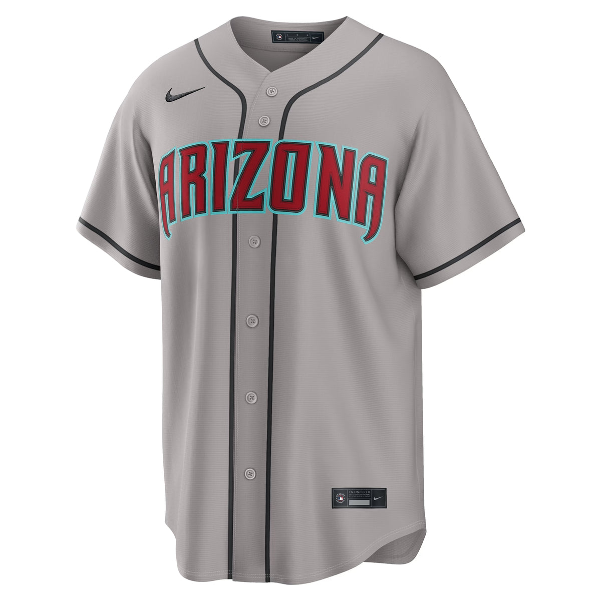 Men's Arizona Diamondbacks Corbin Carroll Nike Gray Road Replica Jersey