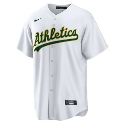 Men's Athletics Nick Kurtz Nike White Home Replica Player Jersey