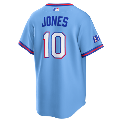 Men's Atlanta Braves Chipper Jones Nike Powder Blue 2026 City Connect Stadium Jersey