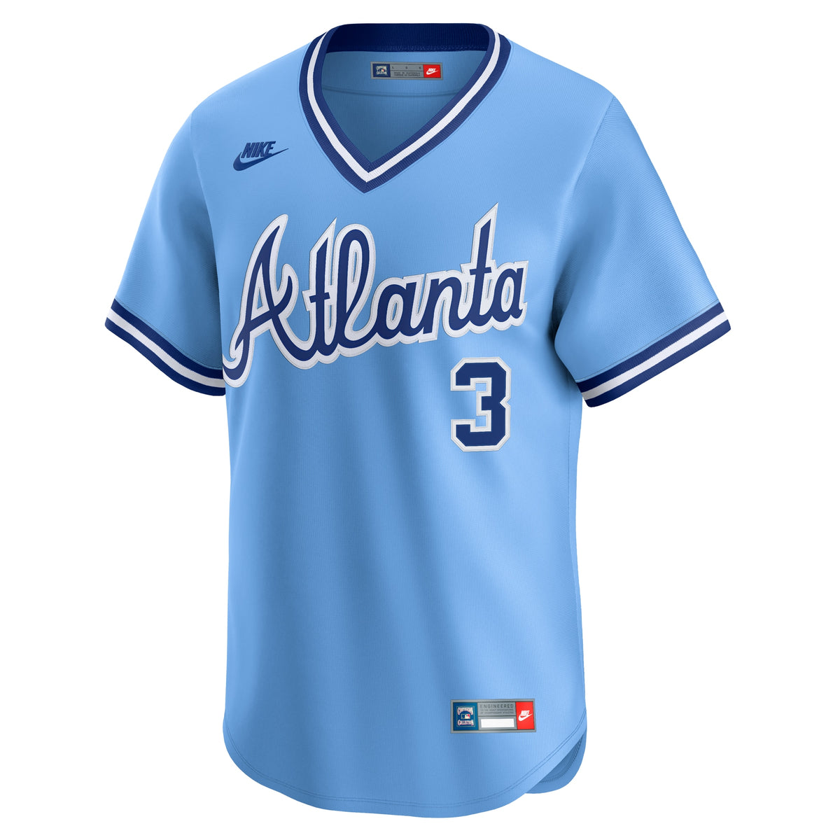 Men's Atlanta Braves Dale Murphy Nike Light Blue Throwback Cooperstown Collection Limited Jersey