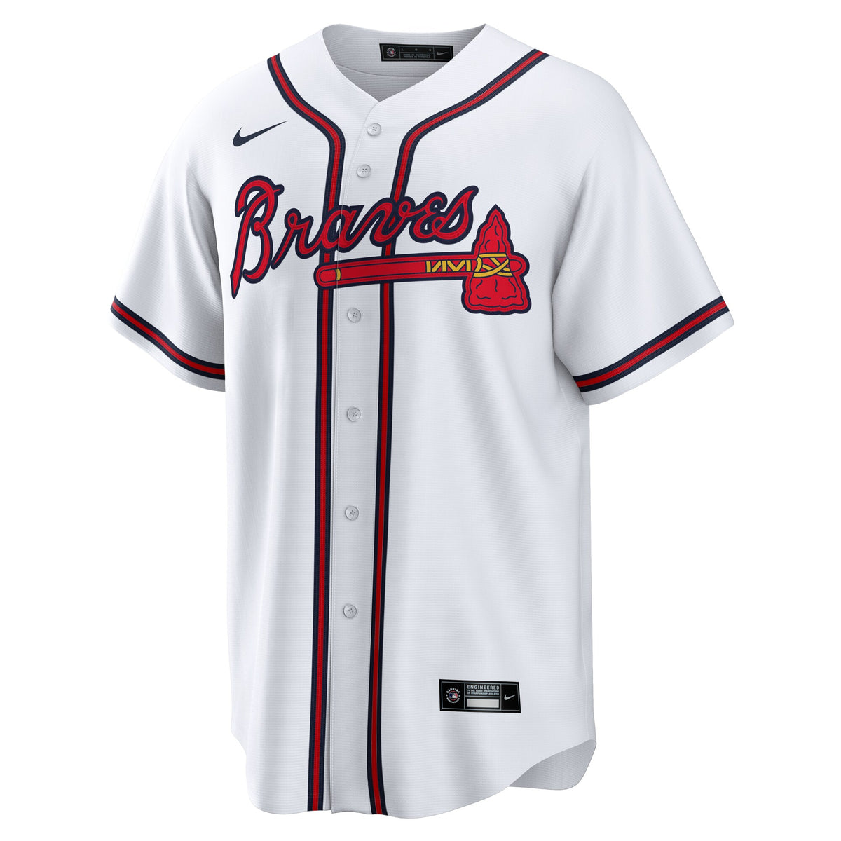 Men's Atlanta Braves Drake Baldwin Nike White Home Replica Jersey