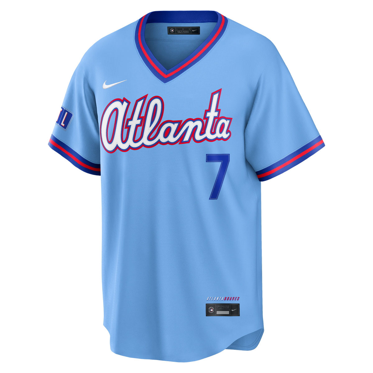Men's Atlanta Braves Ha-Seong Kim Nike Powder Blue 2026 City Connect Stadium Jersey