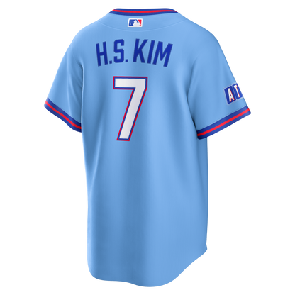 Men's Atlanta Braves Ha-Seong Kim Nike Powder Blue 2026 City Connect Stadium Jersey