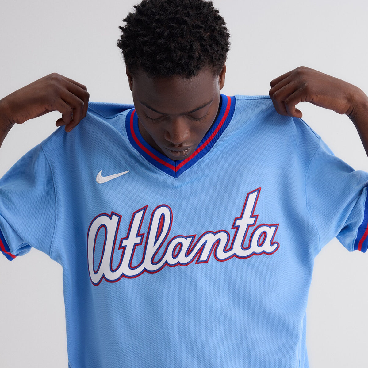 Men's Atlanta Braves Nike Powder Blue 2026 City Connect Authentic Jersey