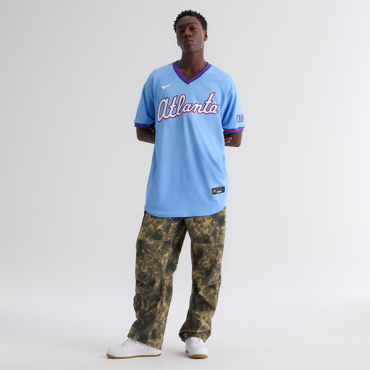 Men's Atlanta Braves Nike Powder Blue 2026 City Connect Authentic Jersey