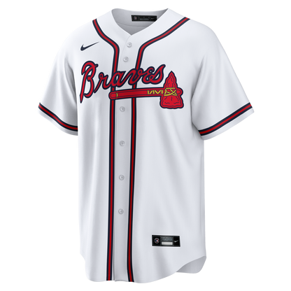 Men's Atlanta Braves Nike White Home Big & Tall Replica Jersey