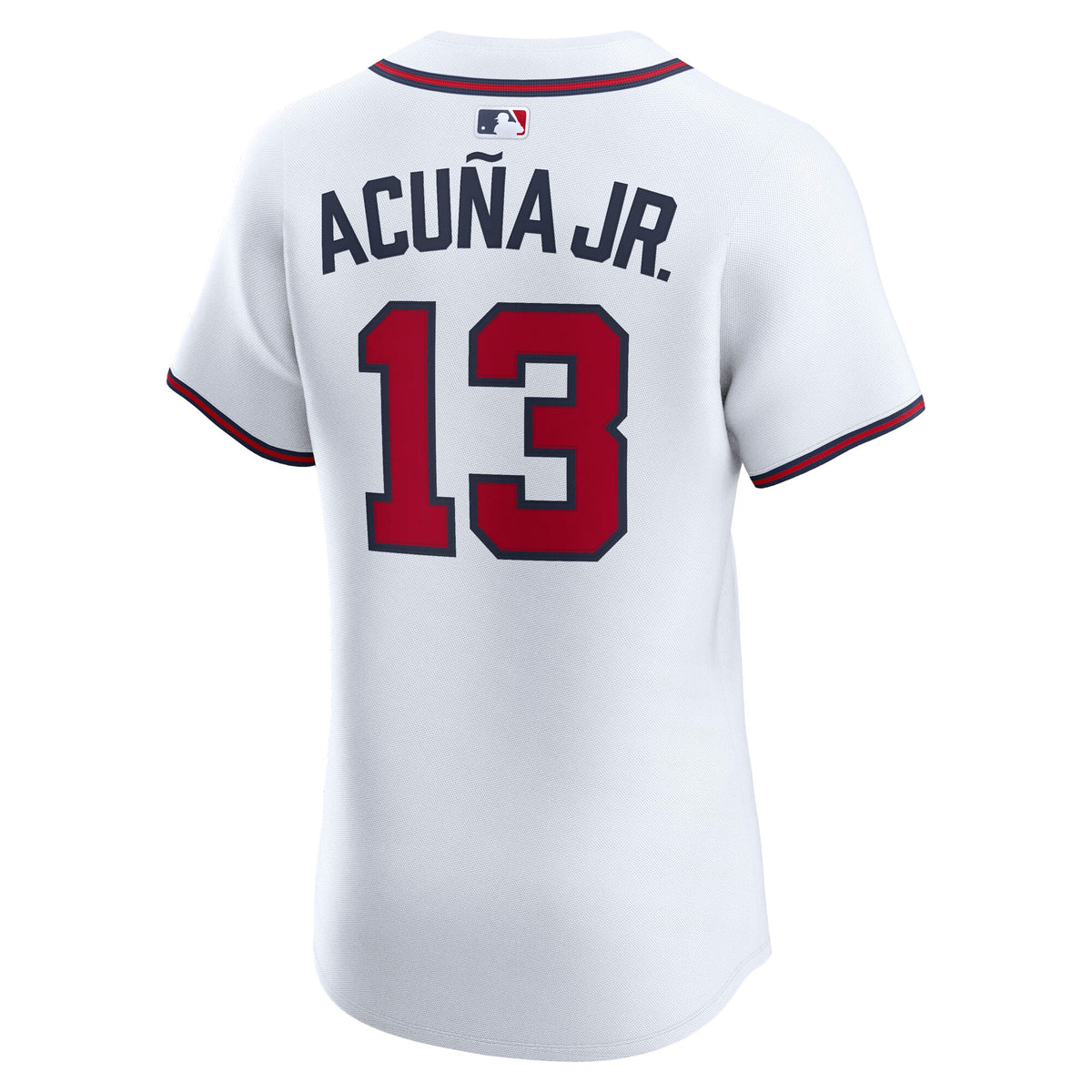 Men's Atlanta Braves Ronald Acuí±a Jr. Nike White Home Elite Player Jersey