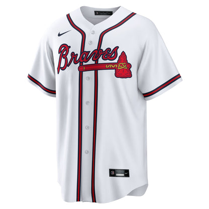 Men's Atlanta Braves Spencer Strider Nike White Replica Player Jersey