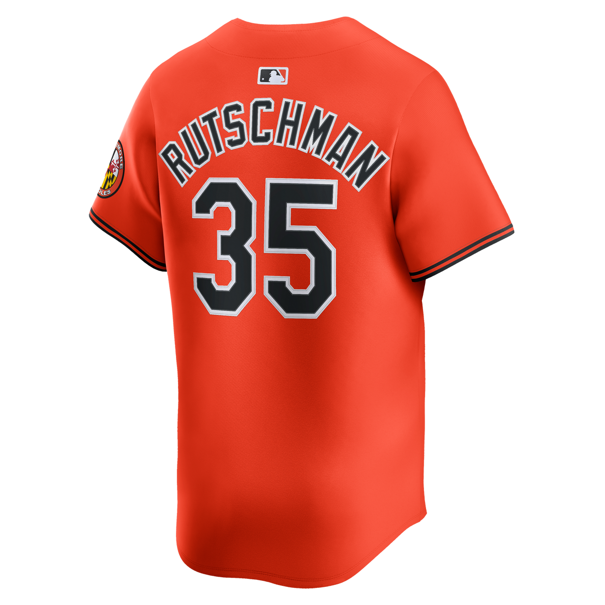 Men's Baltimore Orioles Adley Rutschman Nike Orange 2nd Alternate Limited Player Jersey