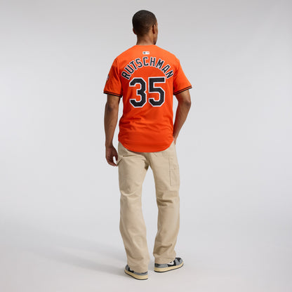 Men's Baltimore Orioles Adley Rutschman Nike Orange 2nd Alternate Limited Player Jersey