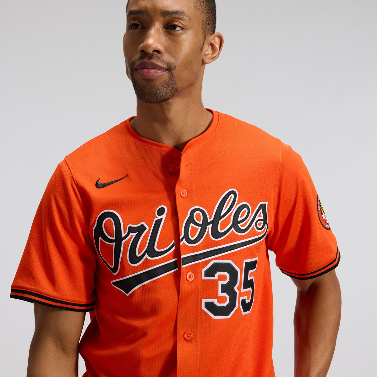 Men's Baltimore Orioles Adley Rutschman Nike Orange 2nd Alternate Limited Player Jersey