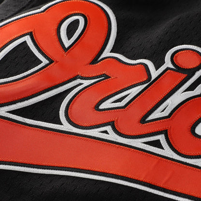 Men's Baltimore Orioles Cal Ripken Jr. Mitchell & Ness Black Authentic Batting Practice Jersey
