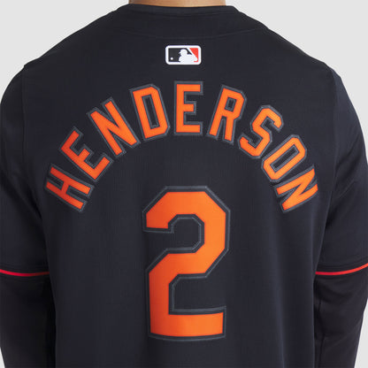 Men's Baltimore Orioles Gunnar Henderson Nike Black Alternate Limited Player Jersey