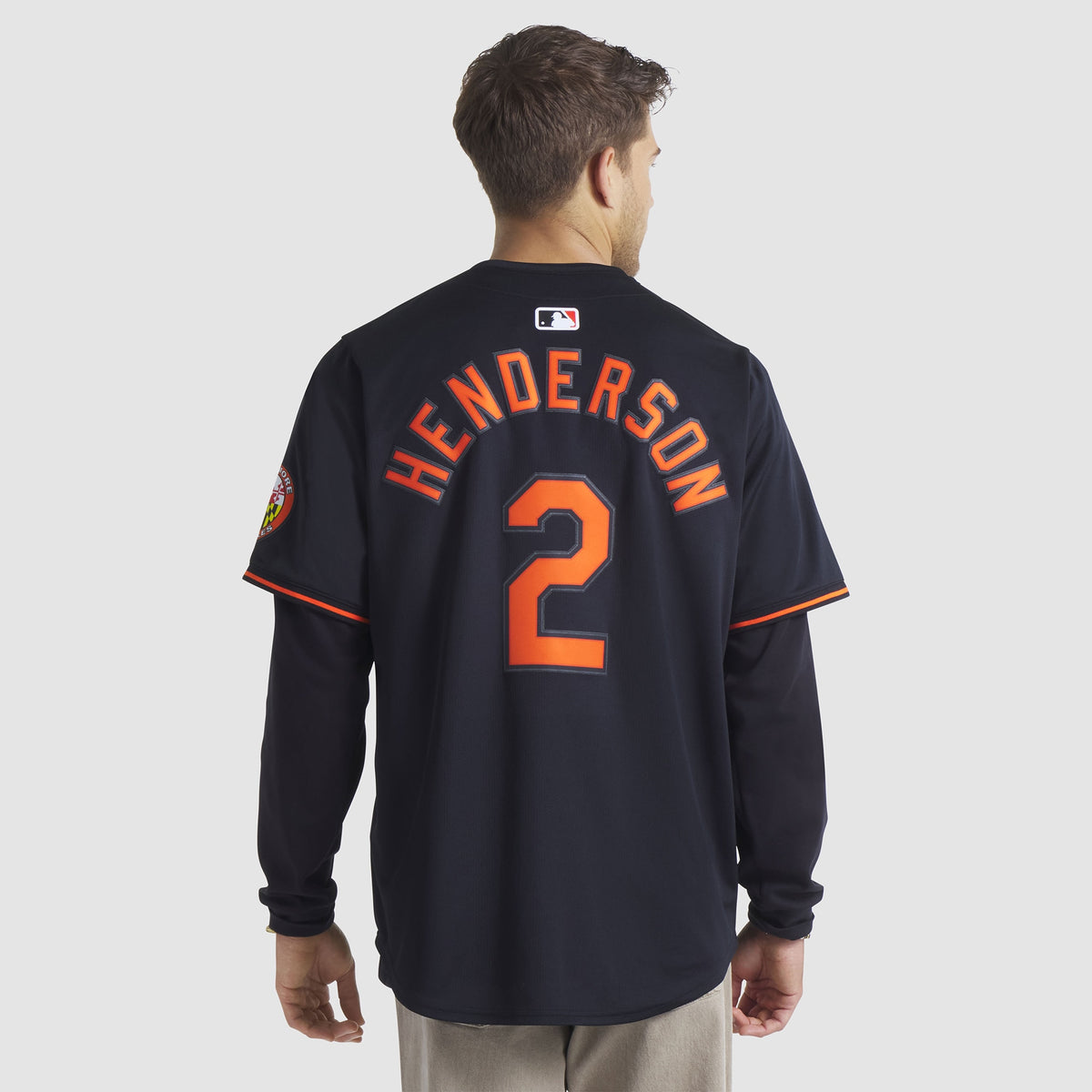 Men's Baltimore Orioles Gunnar Henderson Nike Black Alternate Limited Player Jersey