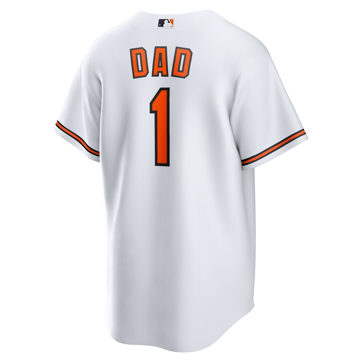 Men's Baltimore Orioles Nike White #1 Dad Home Replica Jersey