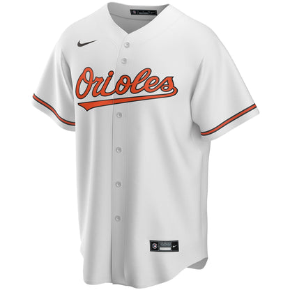 Men's Baltimore Orioles Nike White Home Replica Custom Jersey