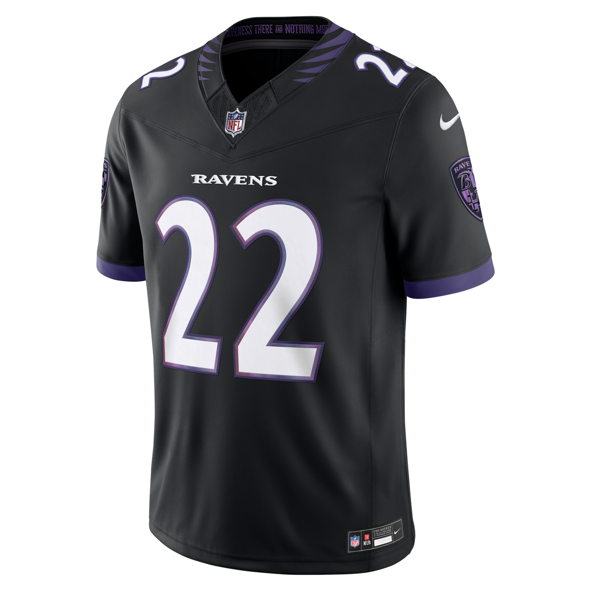 Men's Baltimore Ravens Derrick Henry Nike Black Alternate Alternate Vapor F.U.S.E. Stitched Limited Jersey