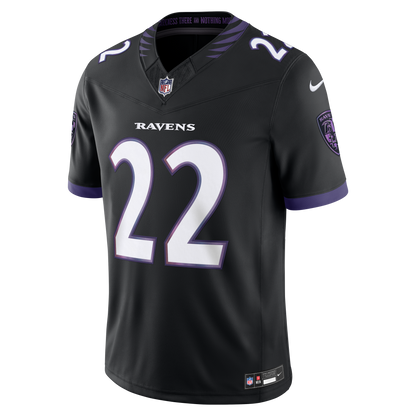 Men's Baltimore Ravens Derrick Henry Nike Black Alternate Alternate Vapor F.U.S.E. Stitched Limited Jersey