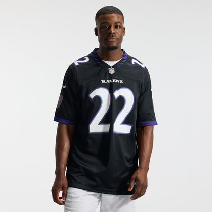 Men's Baltimore Ravens Derrick Henry Nike Black Alternate Game Jersey