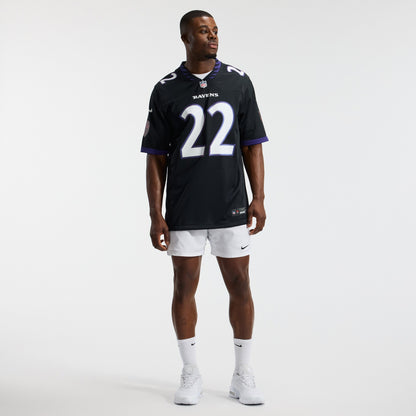 Men's Baltimore Ravens Derrick Henry Nike Black Alternate Game Jersey