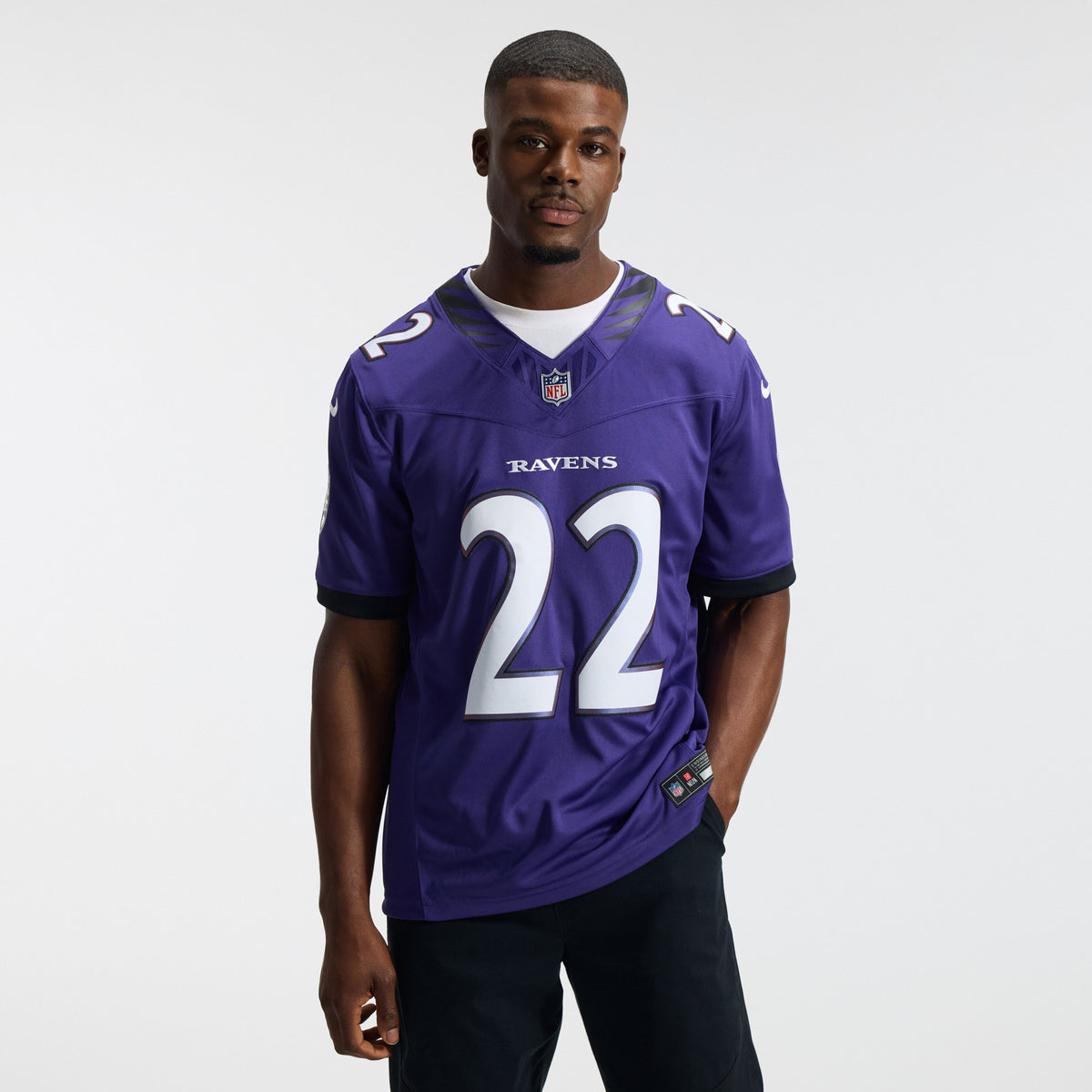 Men's Baltimore Ravens Derrick Henry Nike Purple Team Vapor F.U.S.E. Stitched Limited Jersey
