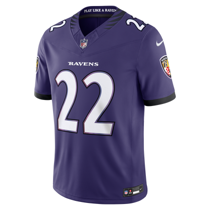 Men's Baltimore Ravens Derrick Henry Nike Purple Team Vapor F.U.S.E. Stitched Limited Jersey