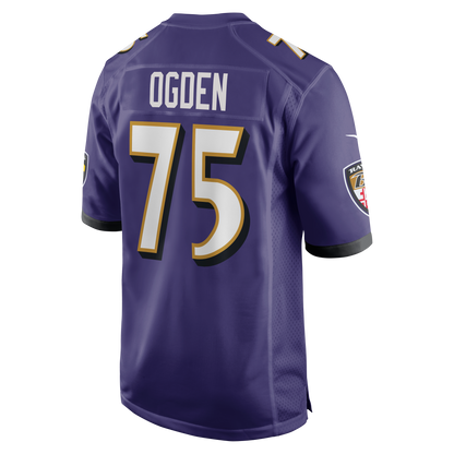 Men's Baltimore Ravens Jonathan Ogden Nike Purple Game Retired Player Jersey