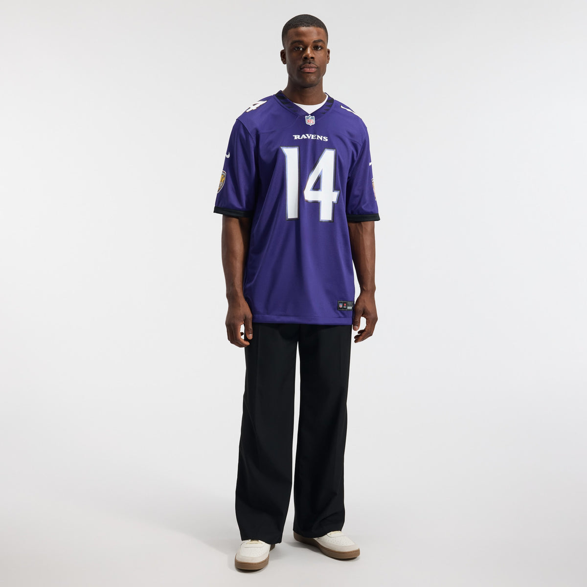 Men's Baltimore Ravens Kyle Hamilton Nike Purple Team Game Jersey