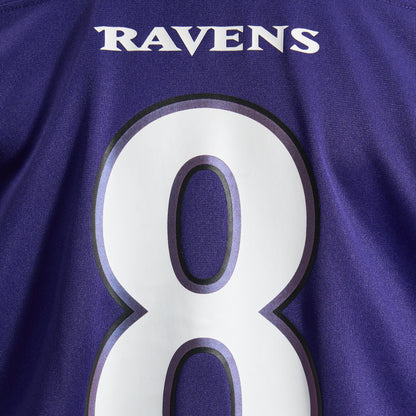 Men's Baltimore Ravens Lamar Jackson Nike Purple Team Game Jersey