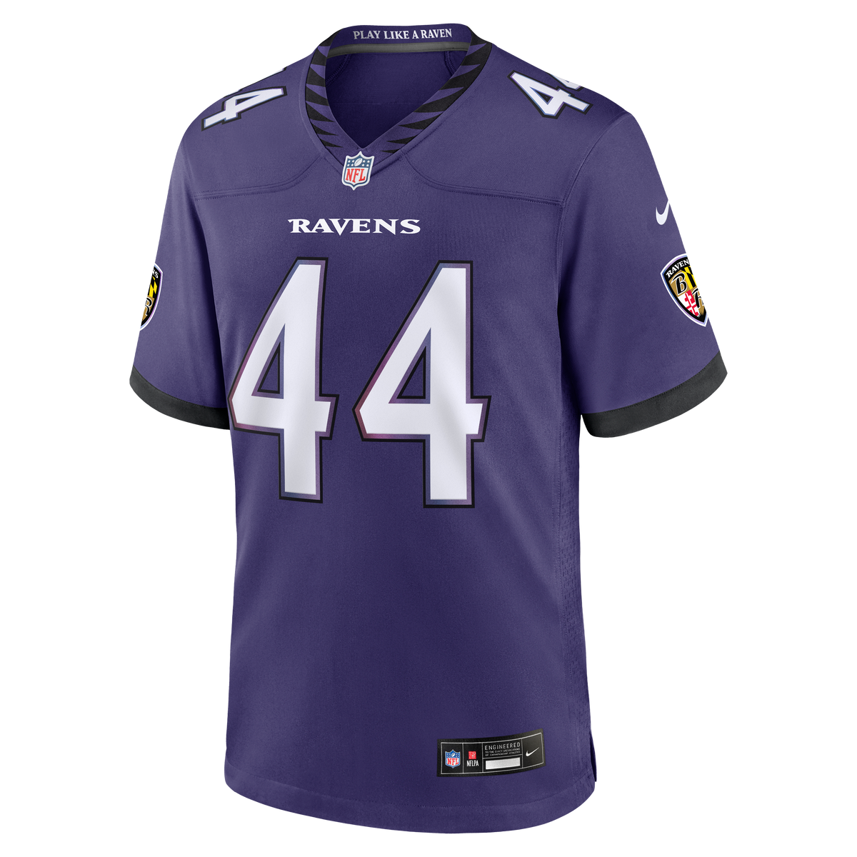 Men's Baltimore Ravens Marlon Humphrey Nike Purple Team Game Jersey