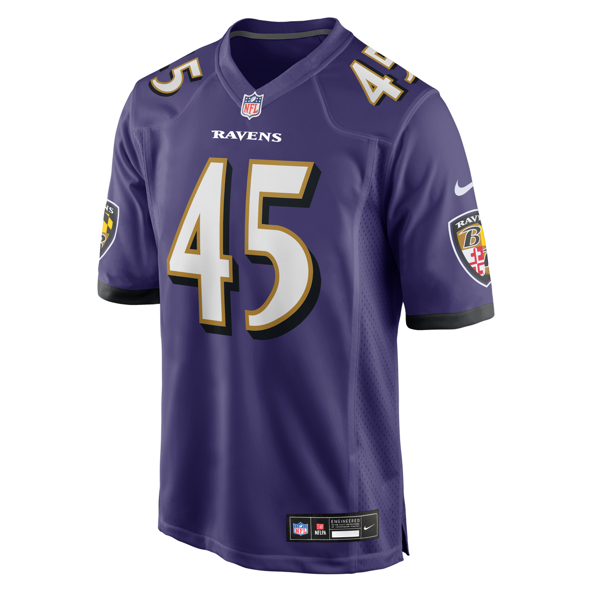 Men's Baltimore Ravens Mike Green Nike Purple Team Game Jersey