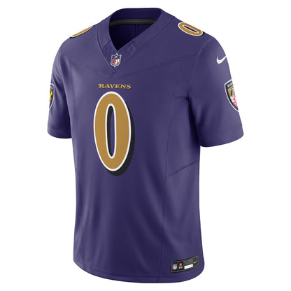 Men's Baltimore Ravens Roquan Smith Nike Purple Alternate 2 Vapor F.U.S.E. Limited Jersey