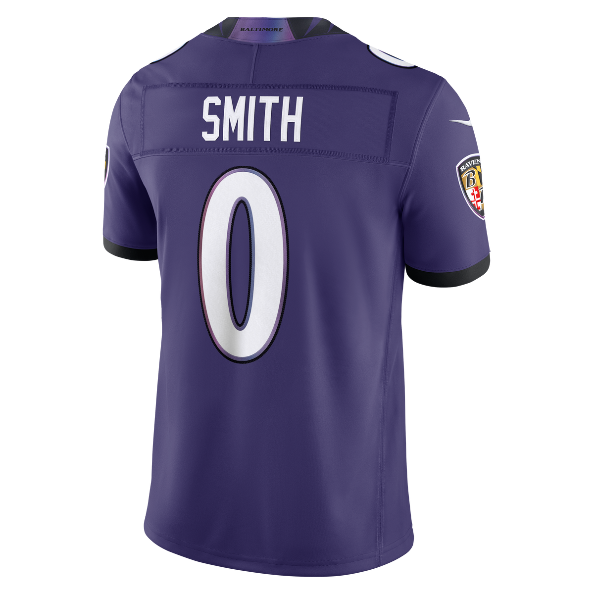 Men's Baltimore Ravens Roquan Smith Nike Purple Team Vapor F.U.S.E. Stitched Limited Jersey