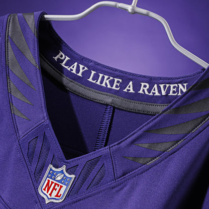 Men's Baltimore Ravens Roquan Smith Nike Purple Team Vapor F.U.S.E. Stitched Limited Jersey