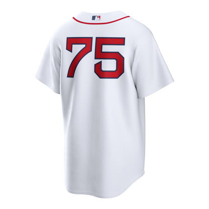 Men's Boston Red Sox Carlos Narví¡ez Nike White Home Replica Jersey