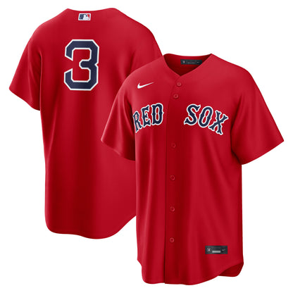 Men's Boston Red Sox Ceddanne Rafaela Nike Red Alternate Replica Jersey