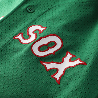 Men's Boston Red Sox David Ortiz Mitchell & Ness Kelly Green Big & Tall Cooperstown Collection Mesh Batting Practice Jersey