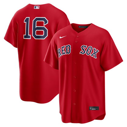 Men's Boston Red Sox Jarren Duran Nike Red Alternate Replica Jersey