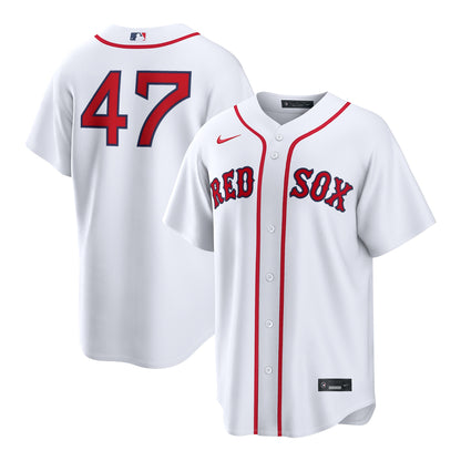 Men's Boston Red Sox Jovani Moran Nike White Home Replica Jersey