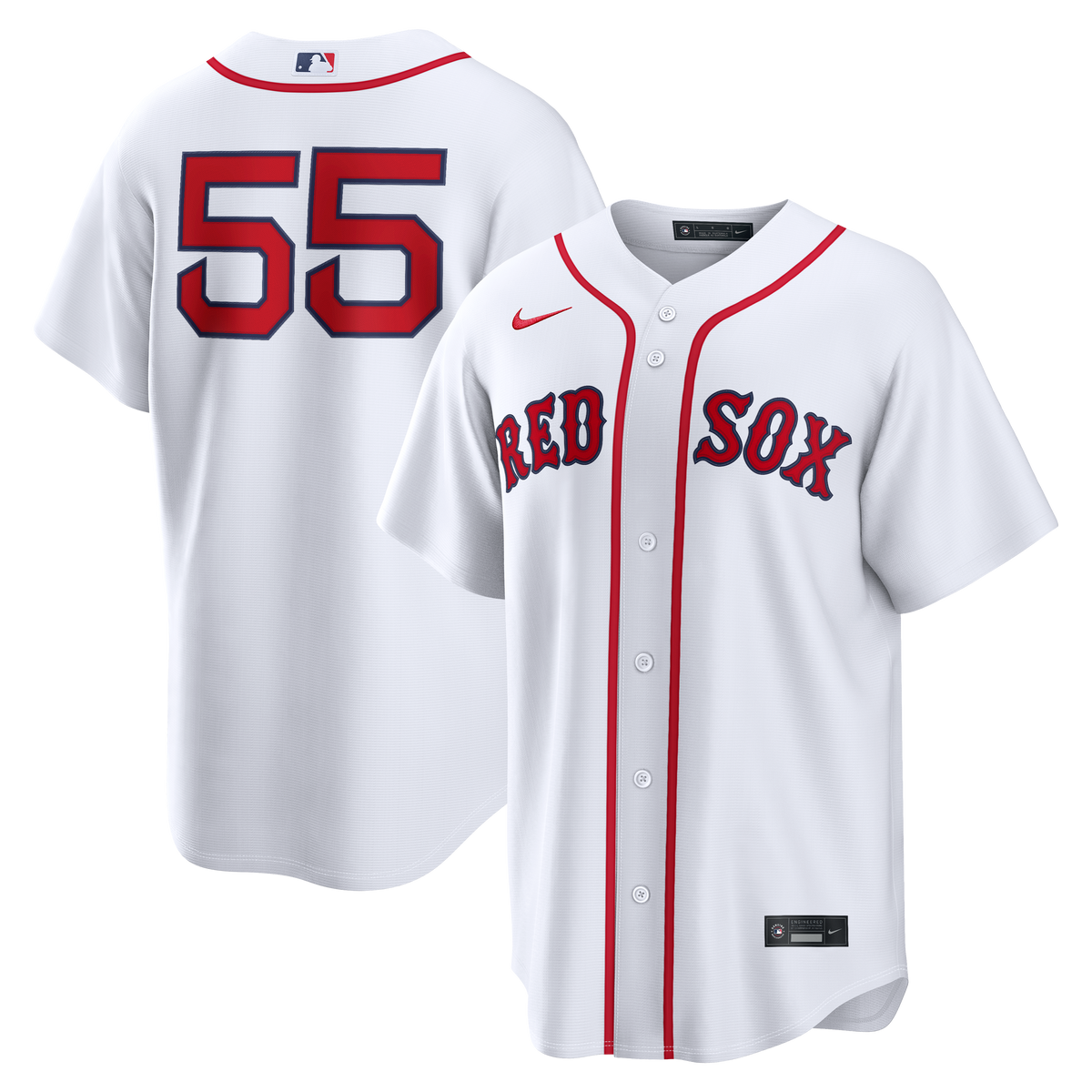Men's Boston Red Sox Ranger Suí¡rez Nike White Home Replica Jersey