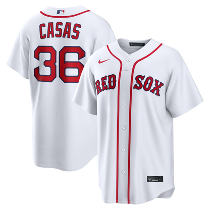 Men's Boston Red Sox Triston Casas Nike White Home Replica Jersey