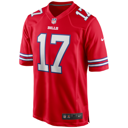 Men's Buffalo Bills Josh Allen Nike Red Alternate Game Jersey