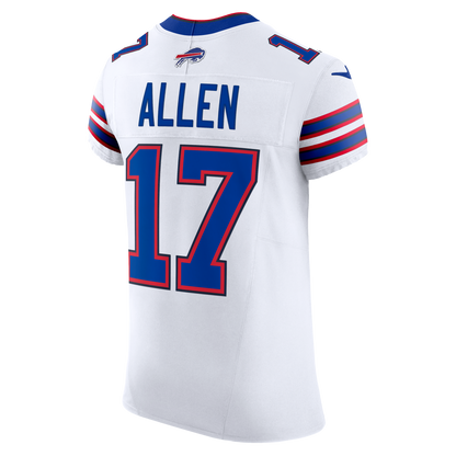 Men's Buffalo Bills Josh Allen Nike White Vapor F.U.S.E. Elite Jersey