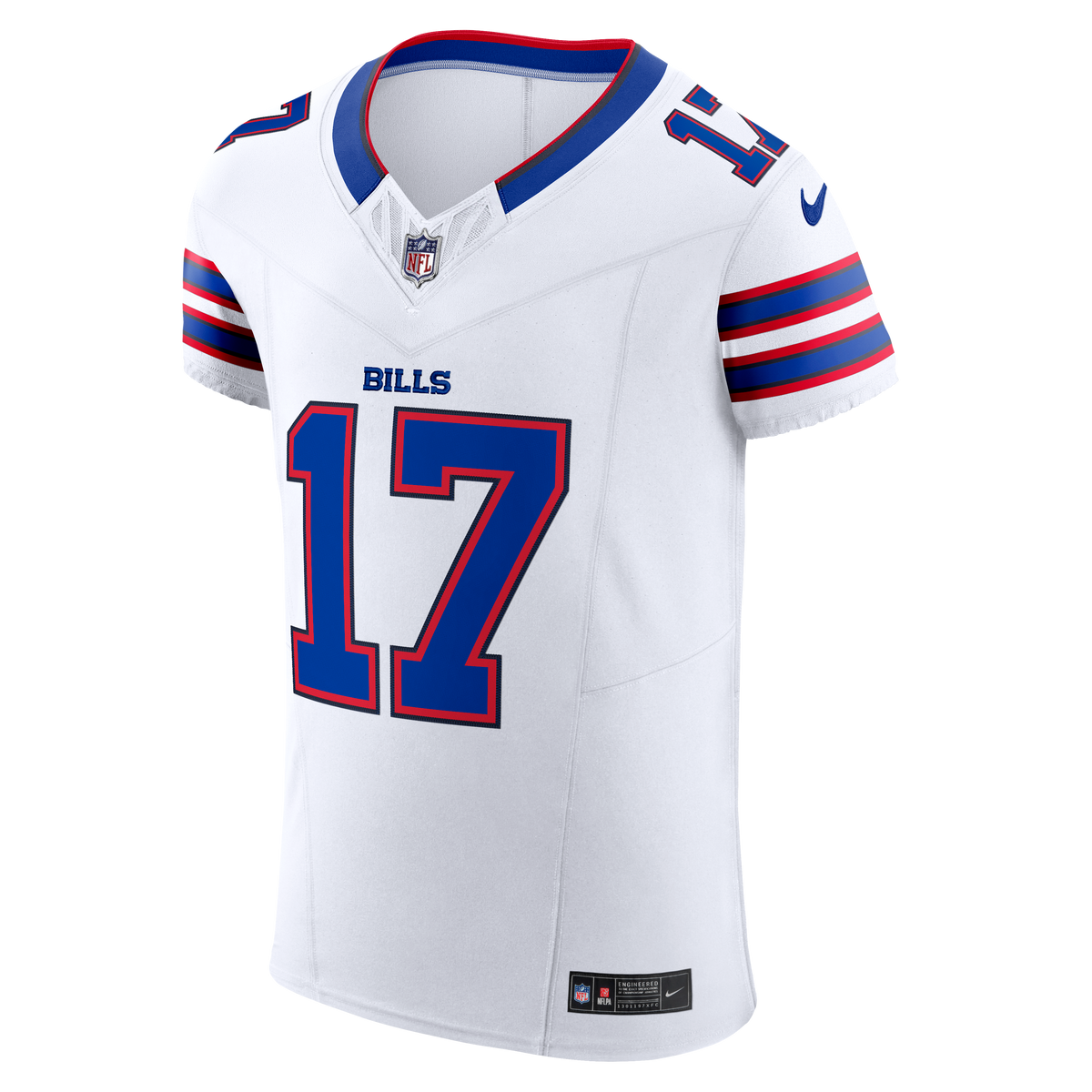 Men's Buffalo Bills Josh Allen Nike White Vapor F.U.S.E. Elite Jersey