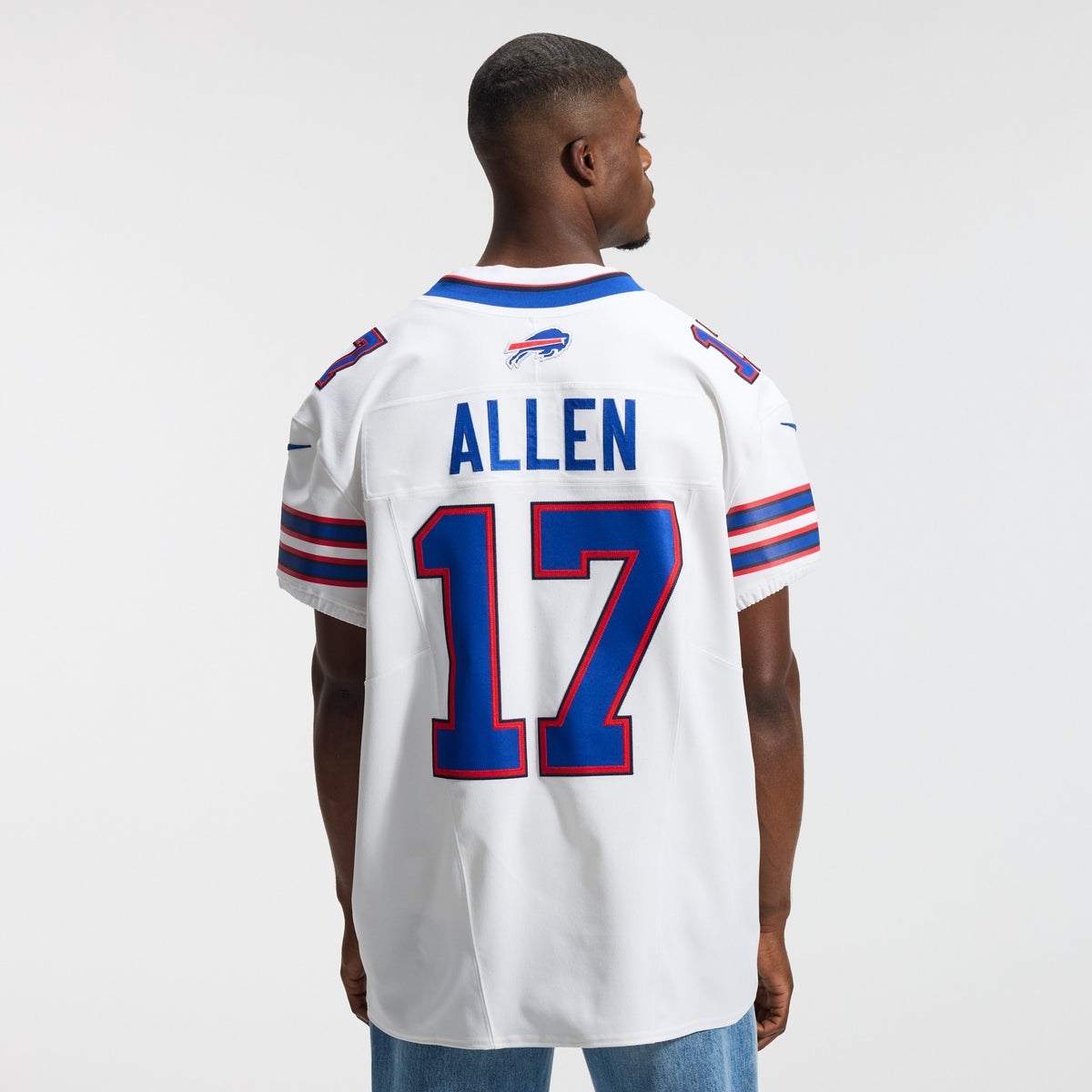 Men's Buffalo Bills Josh Allen Nike White Vapor F.U.S.E. Elite Jersey